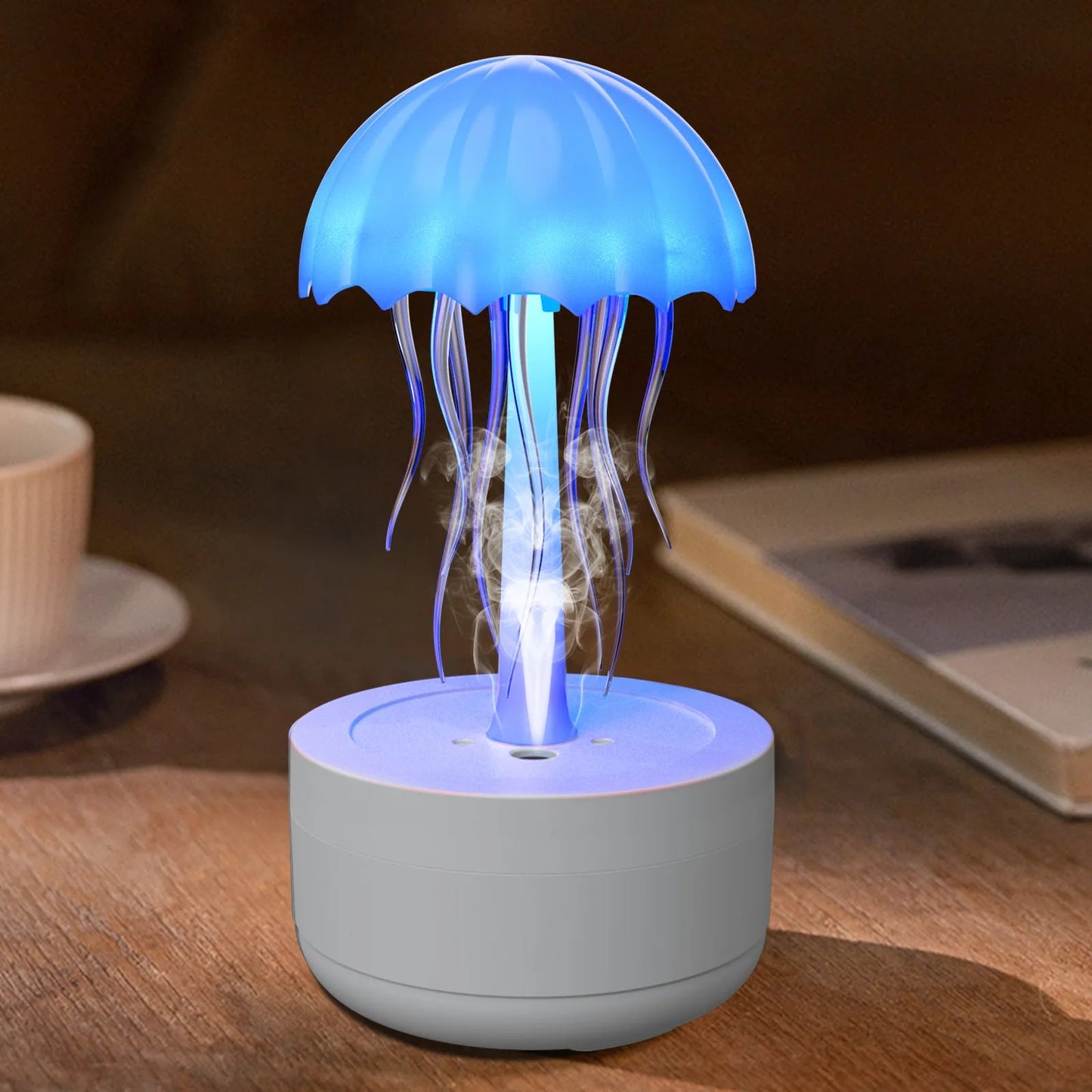 KURAGE - Lampe humidificateur LED jellyfish méduse avec commande vocale - Lumify -